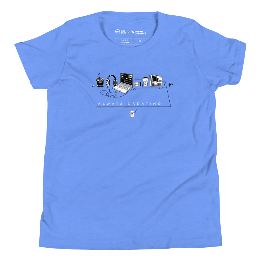 Always Creating: the Production Process children's tee product image (1)