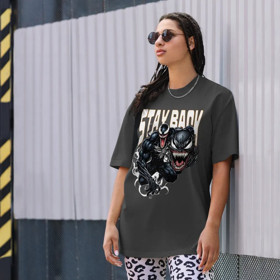 Stay back oversized fit T-shirt product image (3)