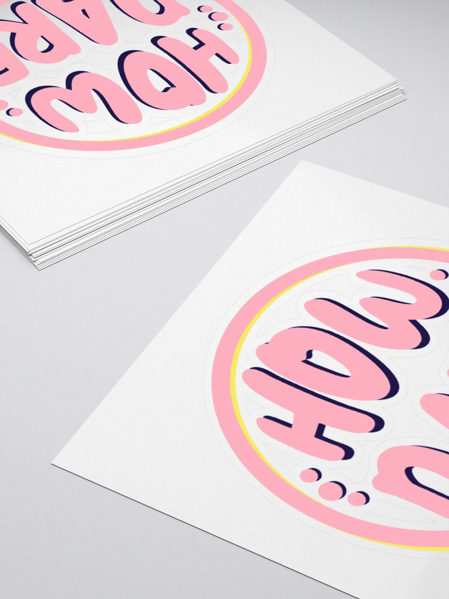 *new* How Dare Vinyl Sticker - Retro Pink product image (4)