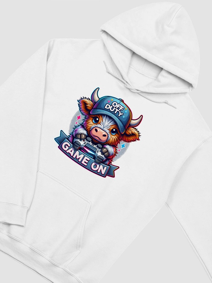 Highland Cow Off Duty Gamer Hoodie product image (10)