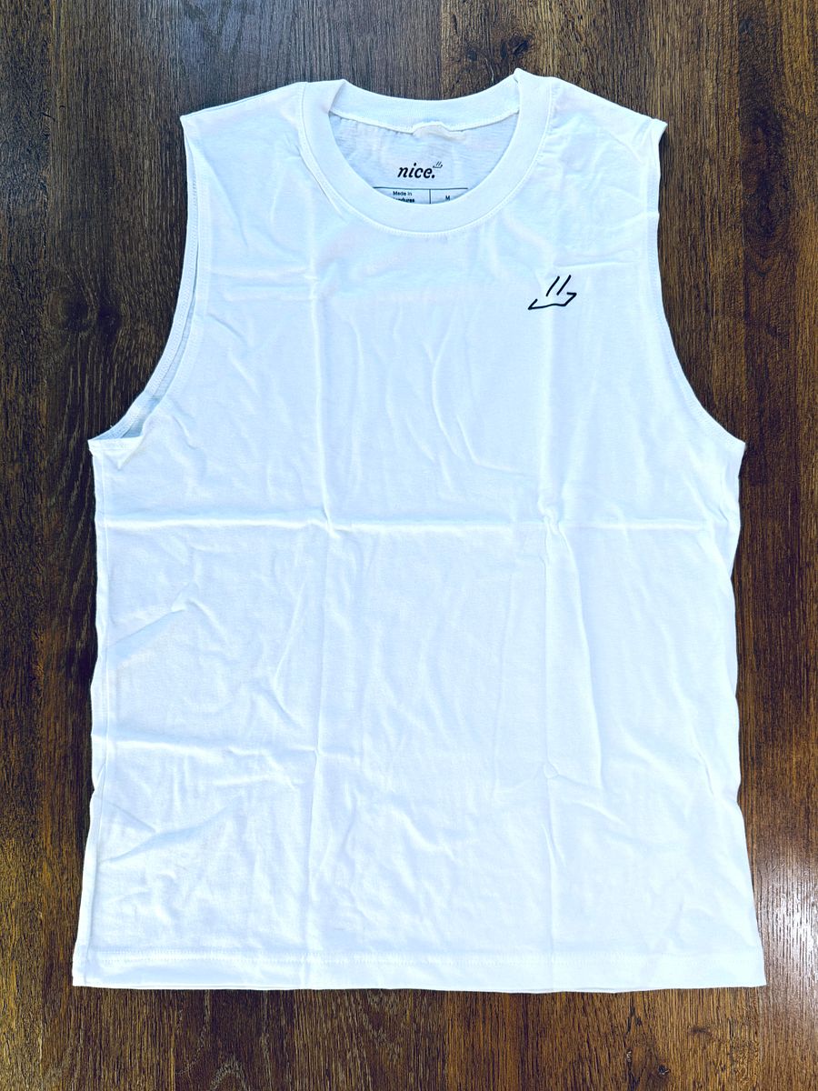 Nice. Athletics Muscle Tank (White) product image (1)