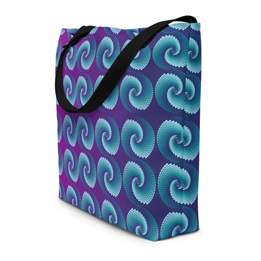 Spiral Symphony Large Tote Bag for arty ladies moms friends product image (8)
