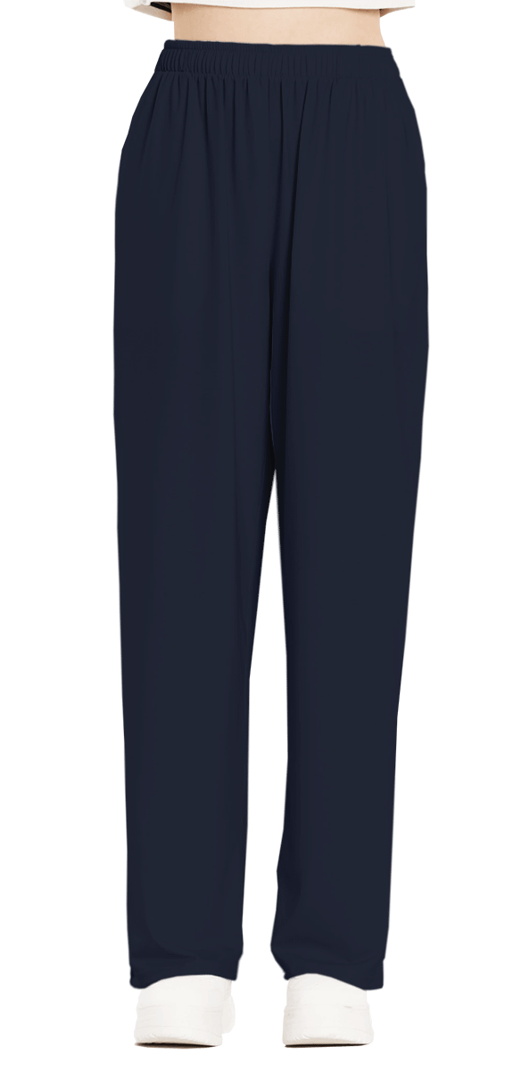 Plain Color Navy Blazer Wide-Leg Pants product image (2)