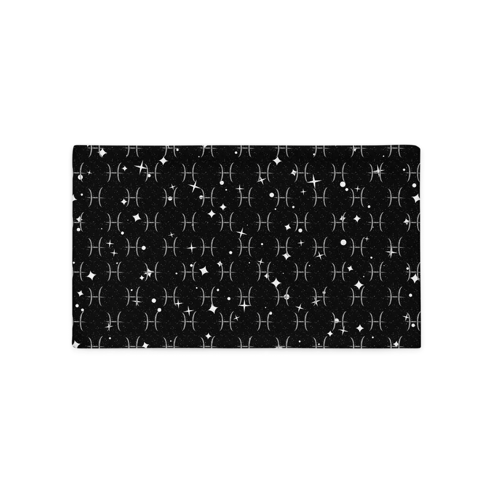Pisces, Guided by the Stars Glyph Only, Pillow Case product image (2)