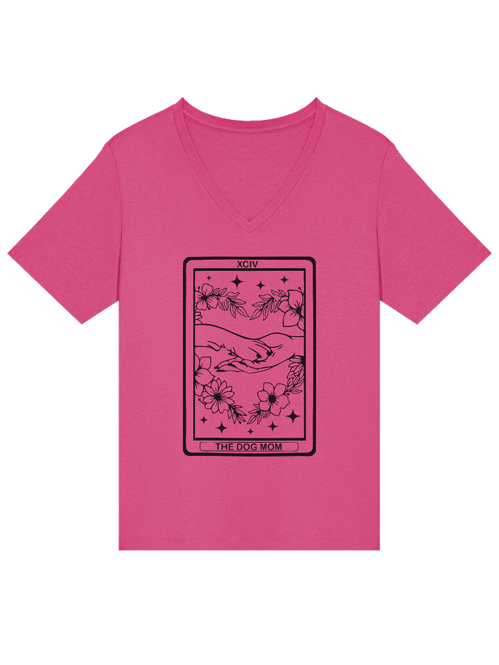 🌙 “V-Neck Dog Mom Tarot Tee” product image (2)