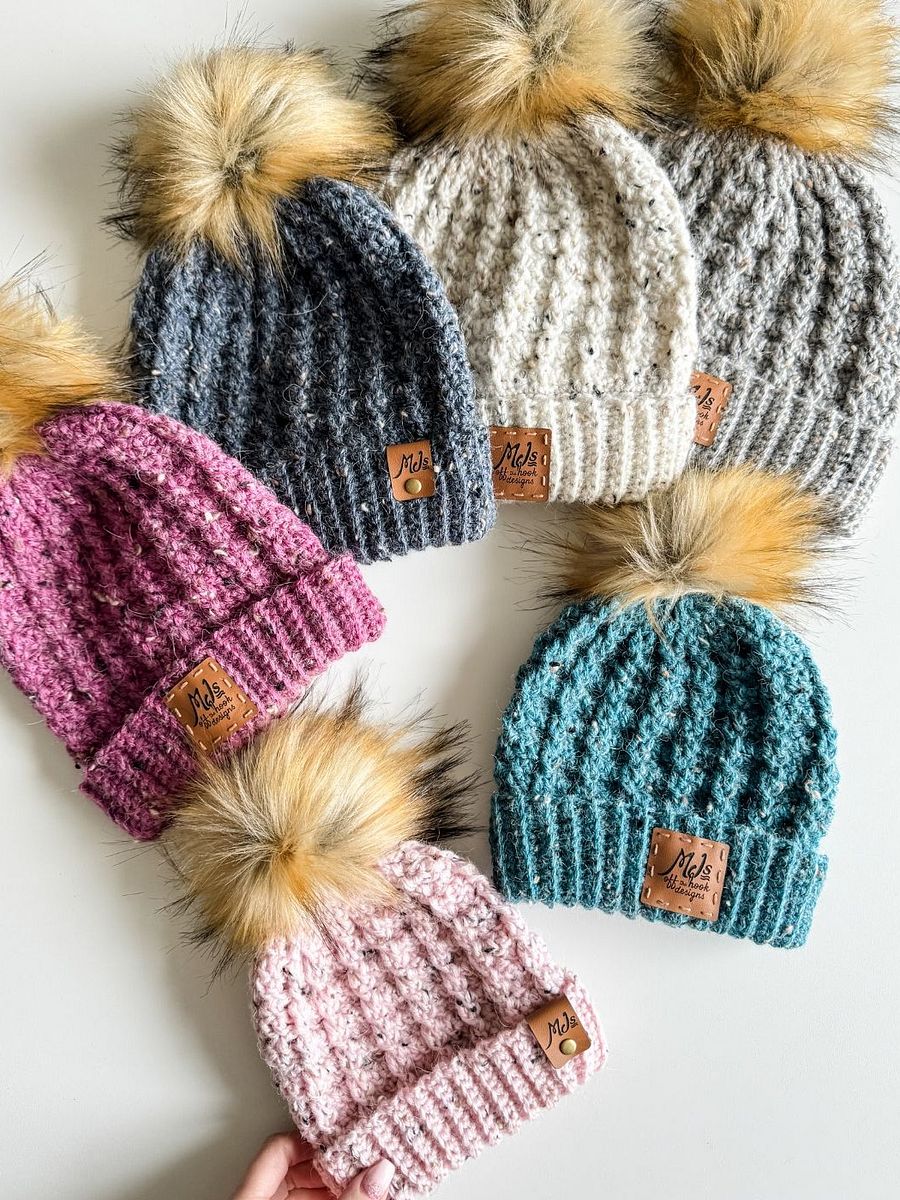 Winter Wonder Cable Hat Crochet Pattern product image (4)