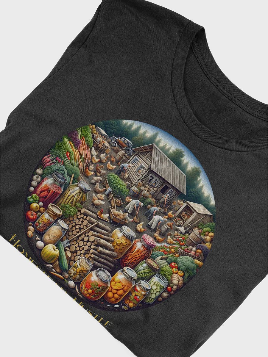 Homestead Hustle T-Shirt | Homestead Life Hustle | Work the Land | Live Off the Land | Farm, Hustle, Thrive | Homesteader's Grit | Building a Legacy | Sweat, Soil, Success | Living the Homestead Dream product image (6)