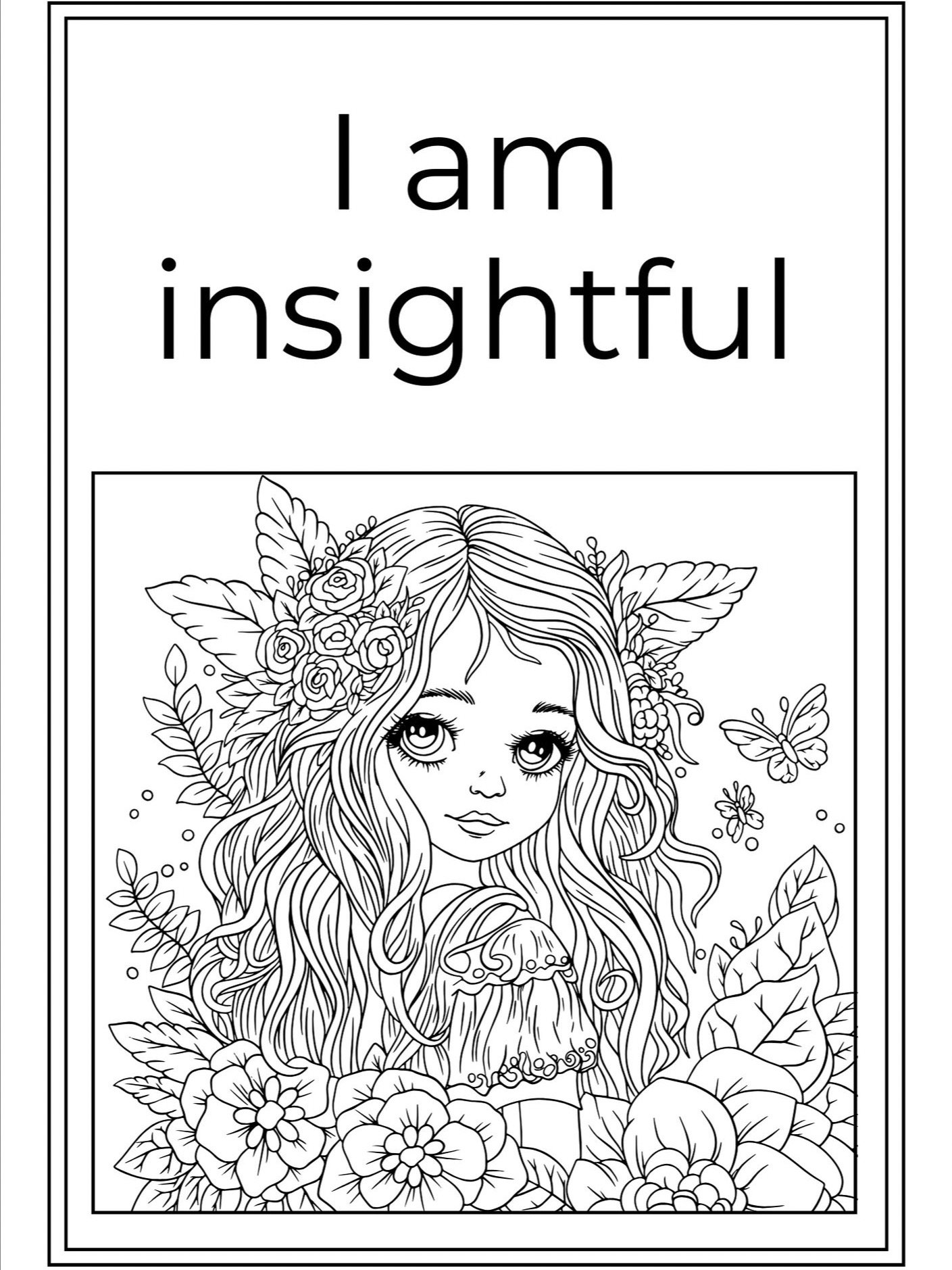 Dawn's Positive Affirmations Coloring Book For Stress Relief product image (2)