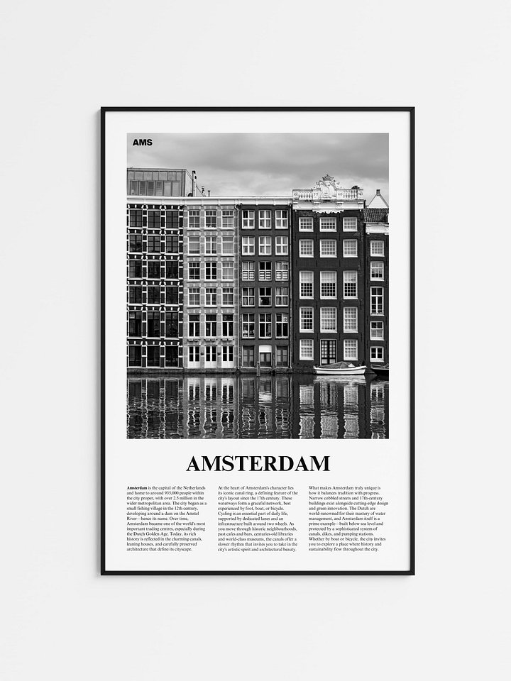 Amsterdam 01 Newspaper Poster product image (1)