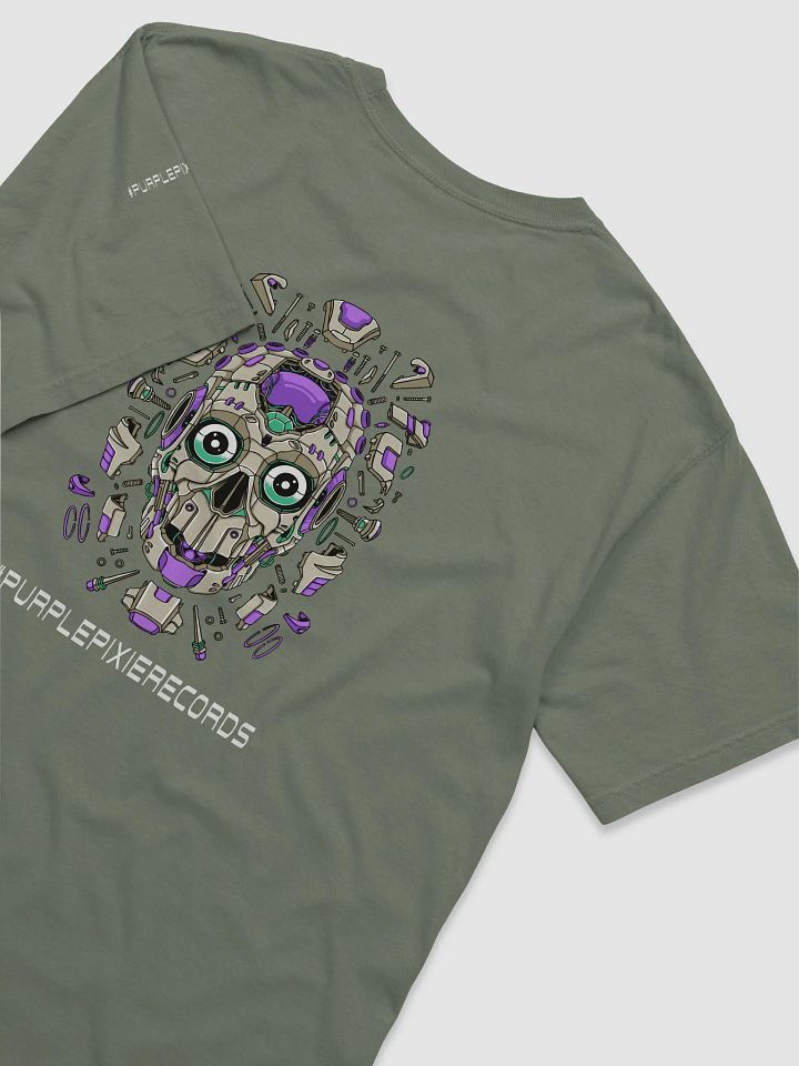 Purple Pixie Records T Shirt Robot Back print product image (1)