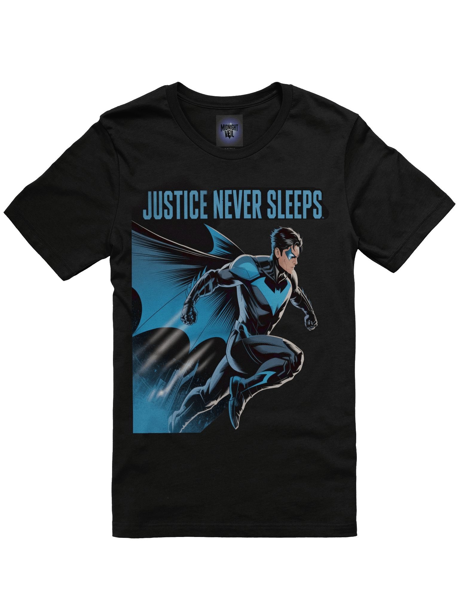 Nightwing Justice Never Sleeps Supersoft T-Shirt product image (3)