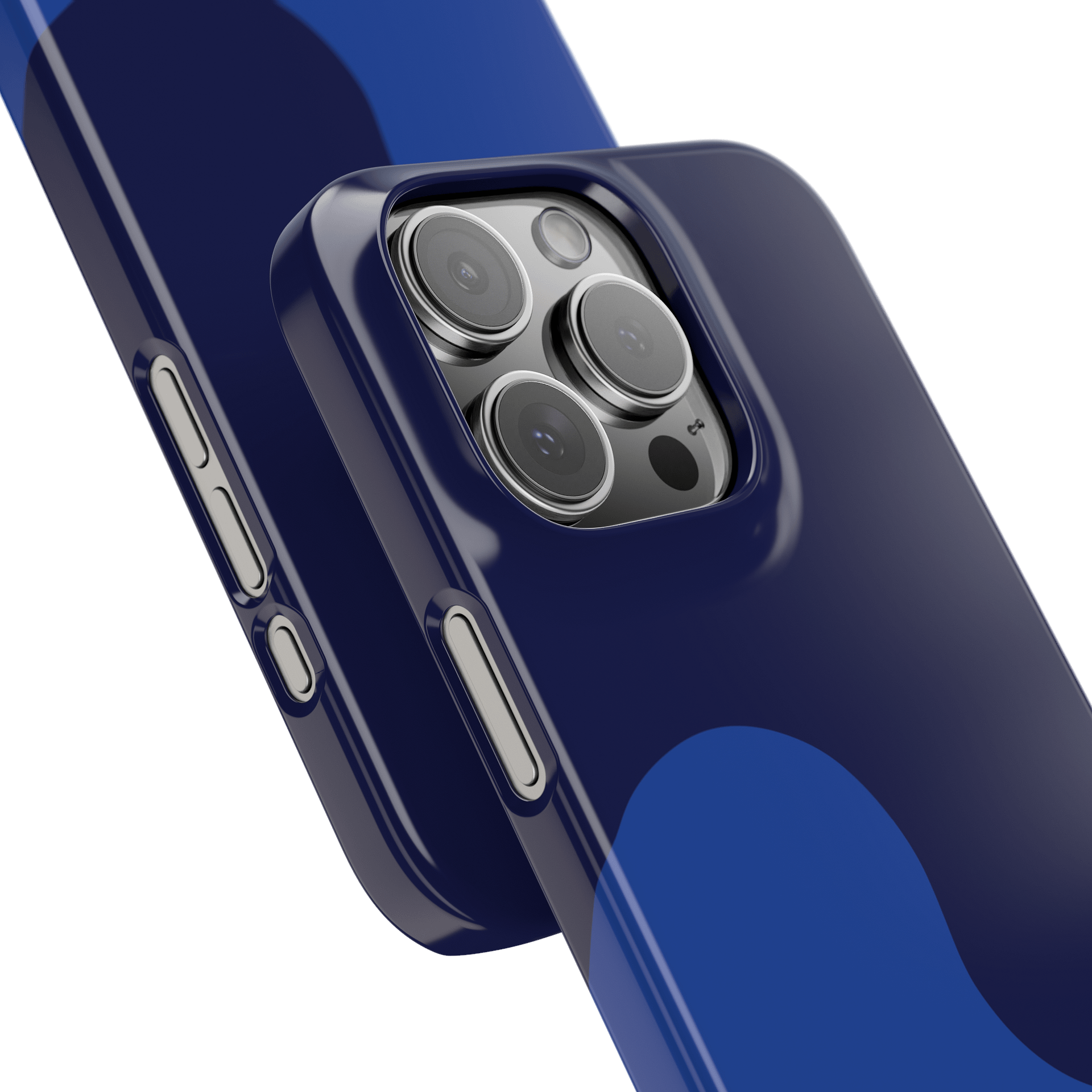 Deep Sea Blue Minimal Wave iPhone Case product image (14)