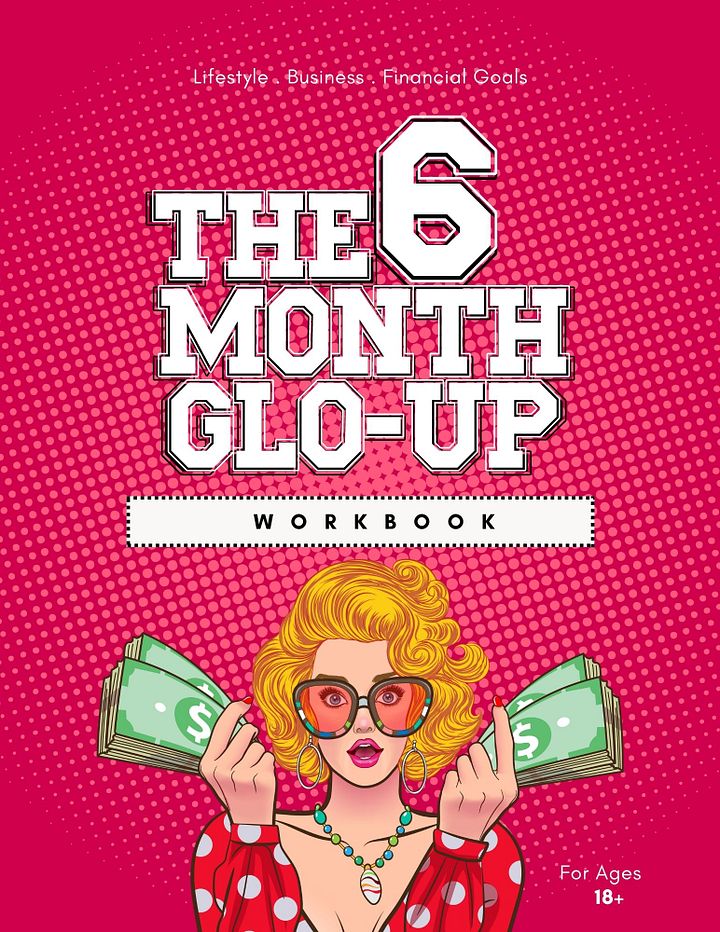 The 6 Month Glo-Up Workbook product image (1)