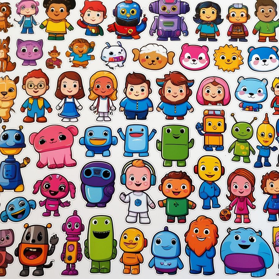 "1000 Animal Stickers Bundle: A Wild World of Fun!" product image (3)