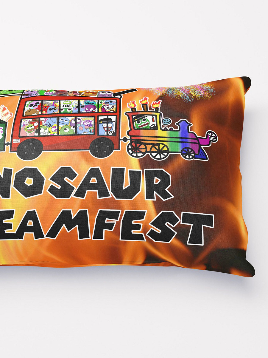 Dinosaur Streamfest Pillow - Basement Shop