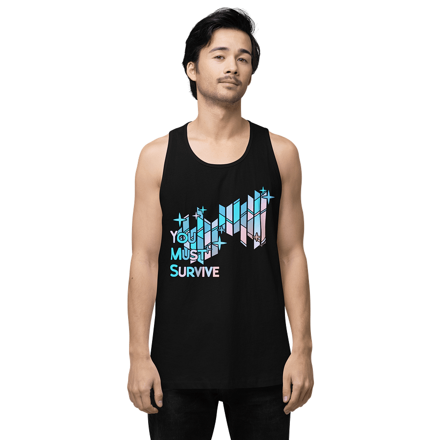 "YOU MUST SURVIVE" STAINED GLASS tanktop product image (3)