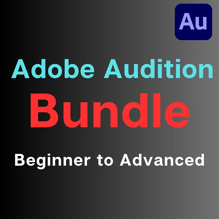 Adobe Audition Bundle (Beginner to Advanced) [ *Success Guaranteed ] product image (1)