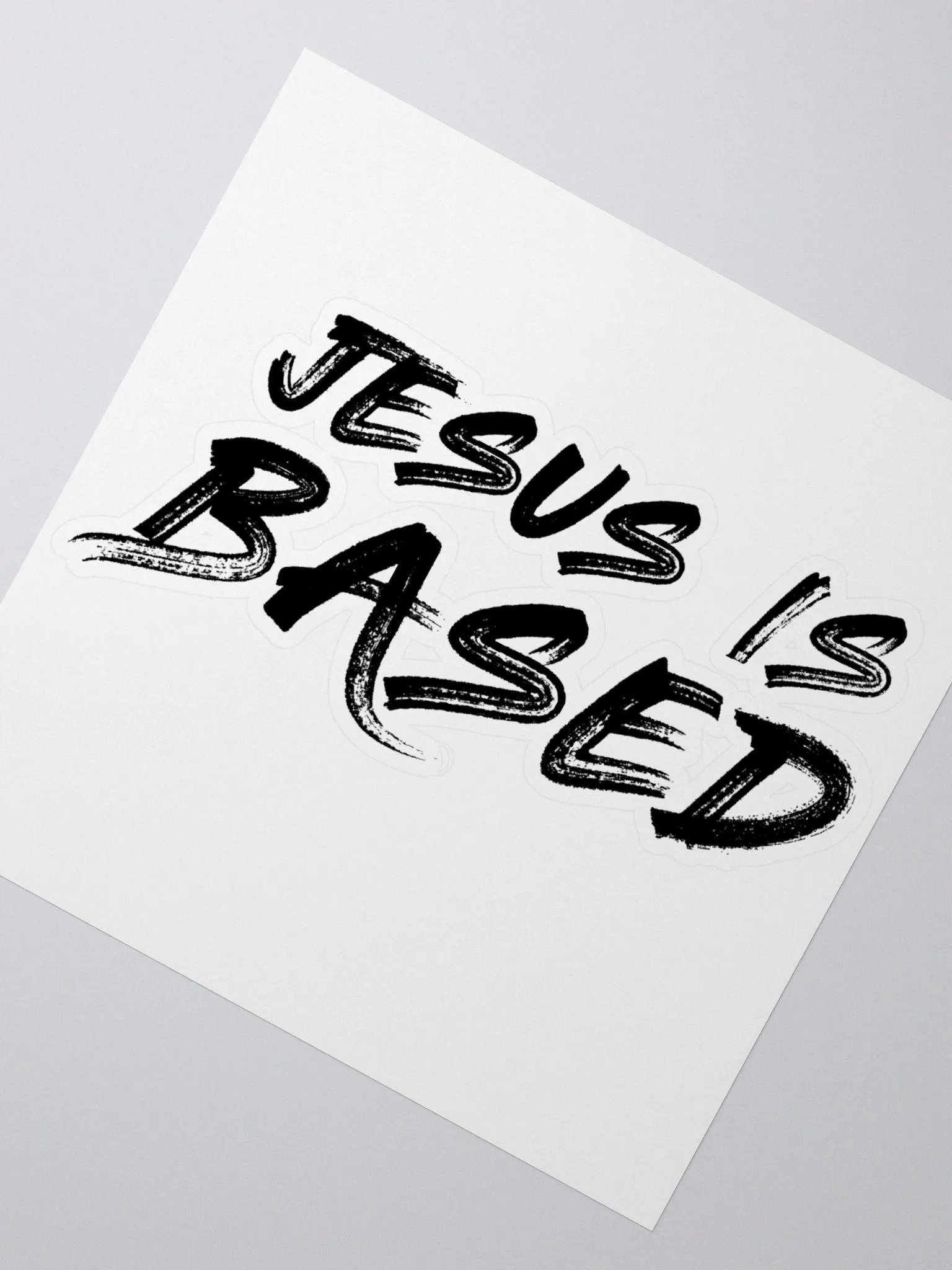 Jesus is Based (Black) product image (4)