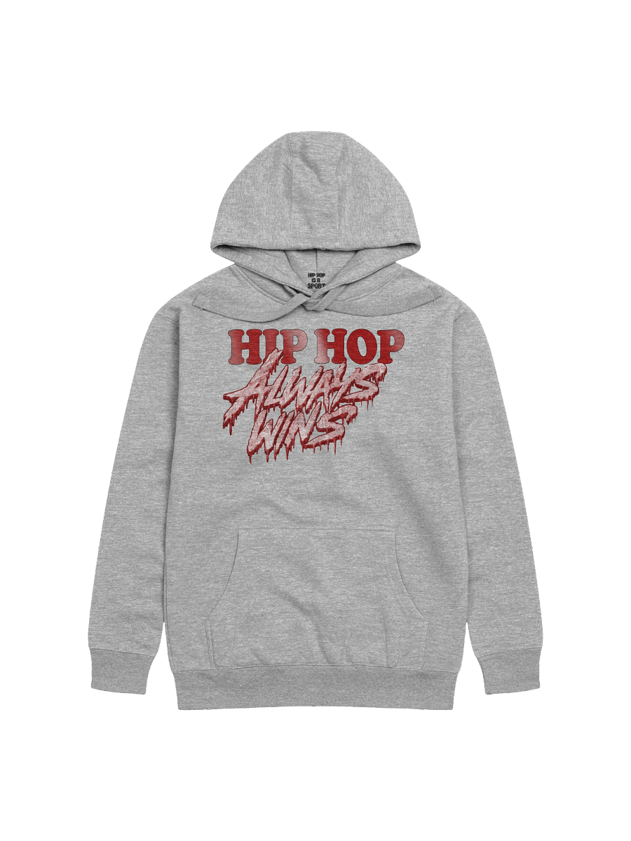 Hip Hop Always Wins Hoodie (Red) product image (3)