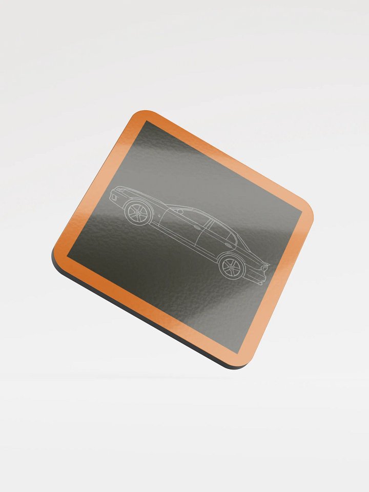 Too Old Classics Jaguar S-Type R Cork Coaster 4-Piece Set product image (1)