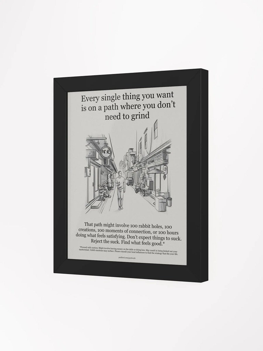You don't have to grind poster product image (9)