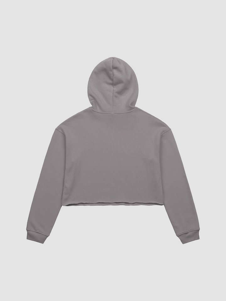 Crop Top Hoodie – Storm Edition 🌩️ We rag through the storms of life—and rise soaked in strength. product image (2)