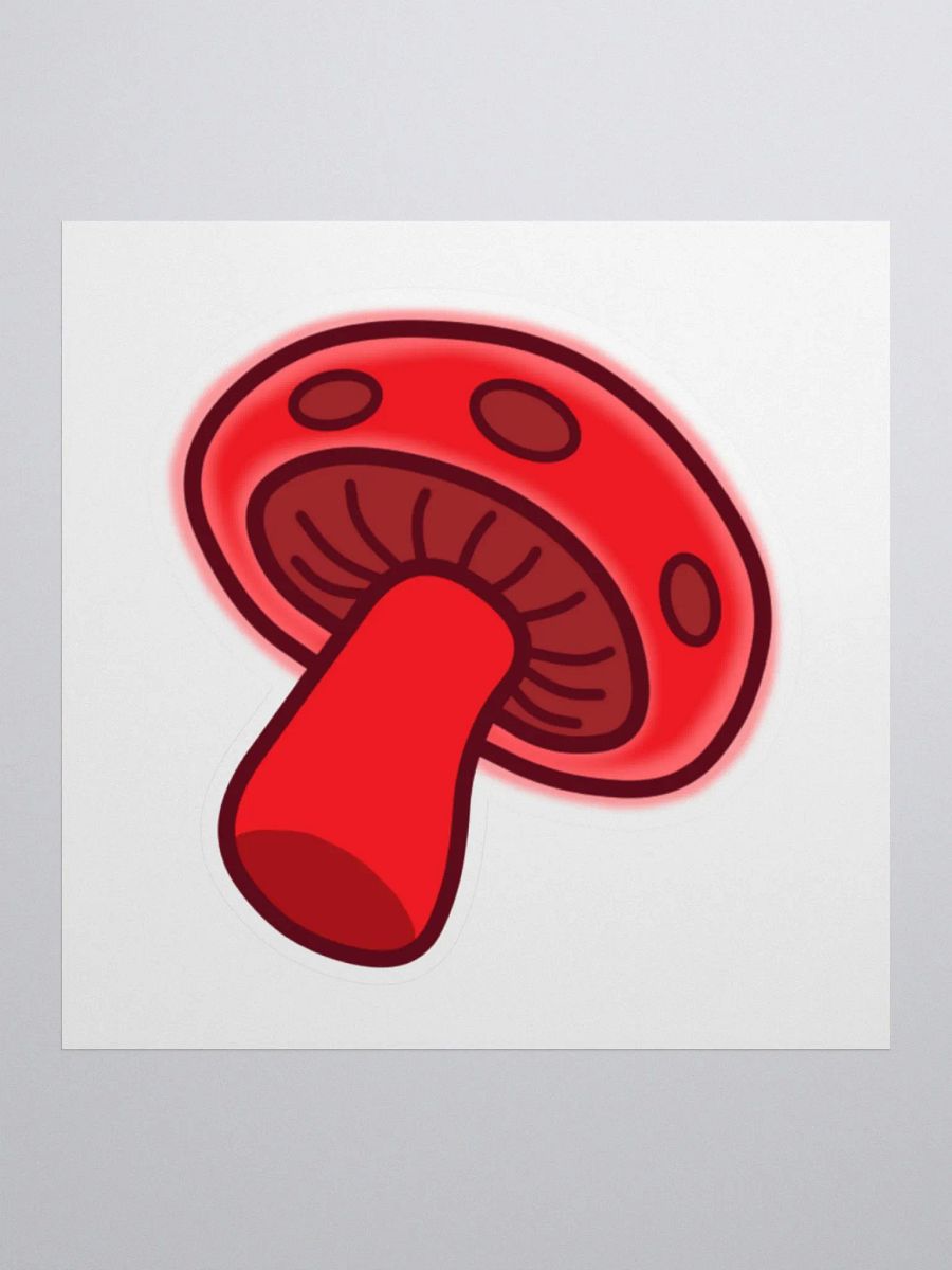 ManaMushroomRed Sticker product image (1)