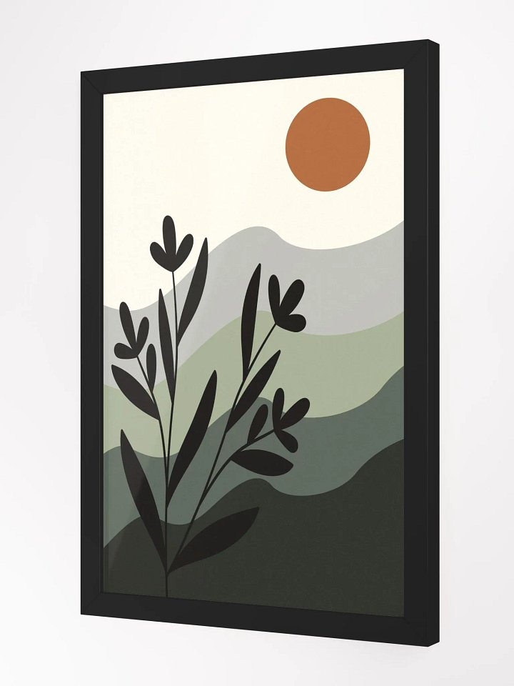 Vibrant Ayous Wood Framed Matte Poster product image (11)
