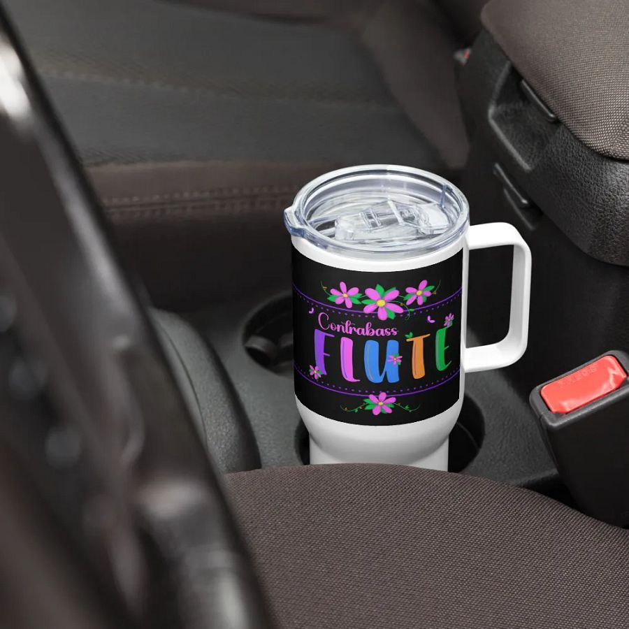 Floral Flute Travel Mug - Contrabass product image (7)