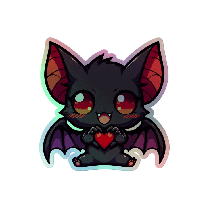 Bat Heart Sticker product image (2)