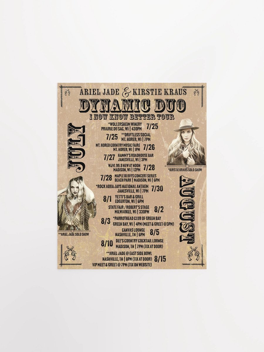 Dynamic Duo Tour Poster product image (1)