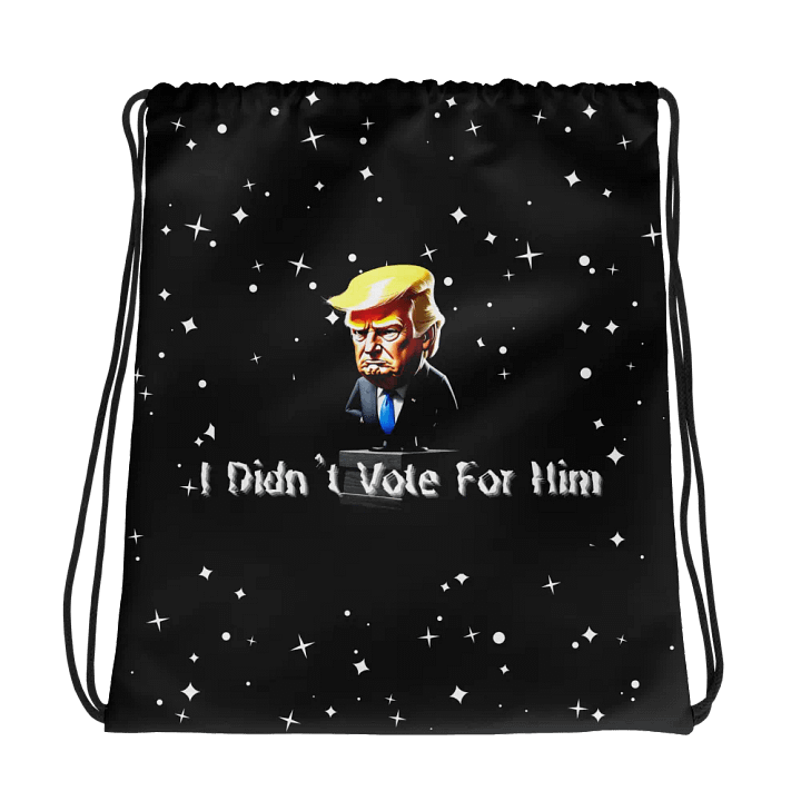 Resistor, I Didn't Vote for Him w/image, Drawstring Bag product image (1)