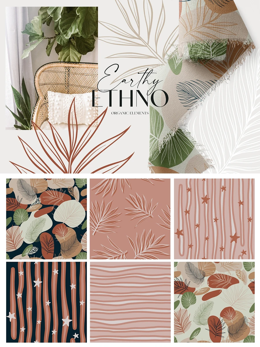 Earthy Ethno - Seamless Patterns Collection product image (3)