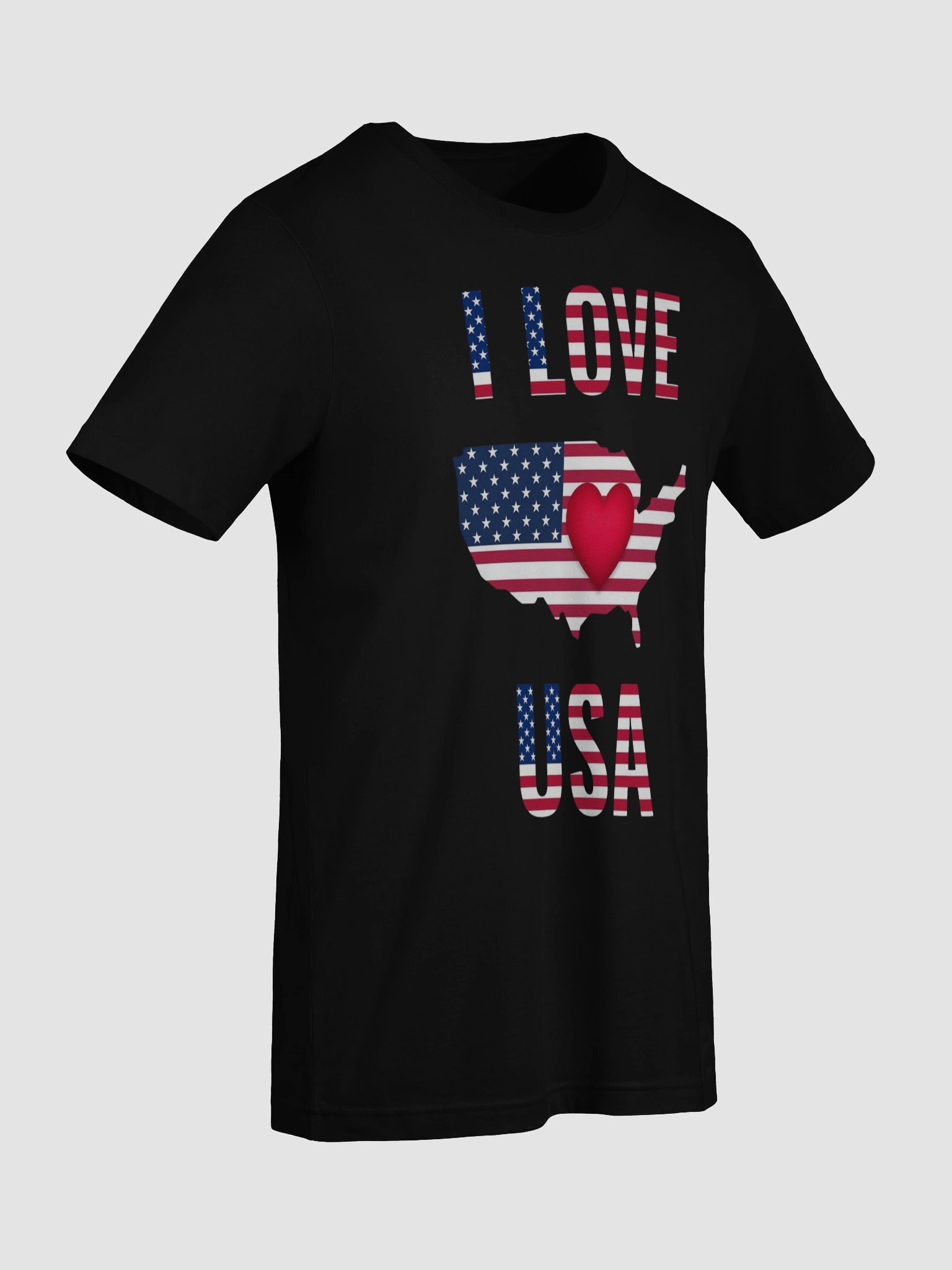 Patriotic Love Map T-Shirt product image (5)
