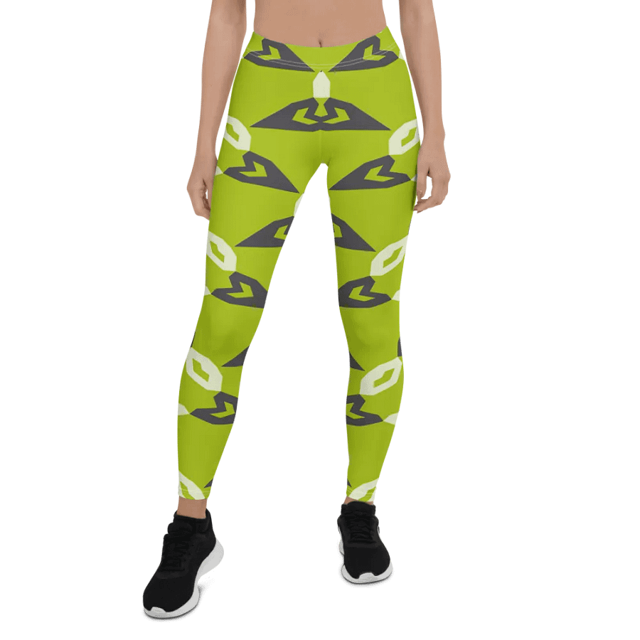 Geometric Symmetry All-Over Leggings product image (1)
