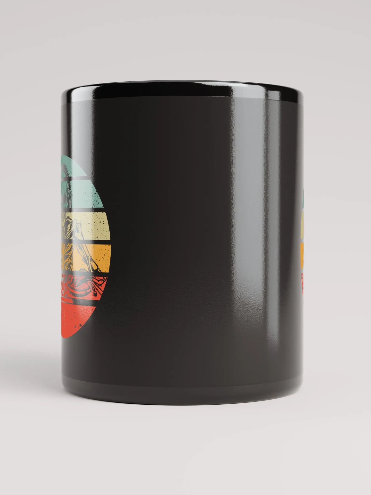 Retro DJ Skeleton Black Mug product image (9)