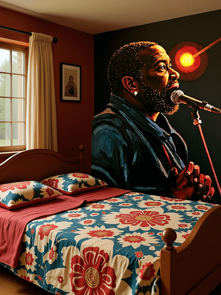 The Soul Singer - Retro Vibes Luminary Echoes Canvas Print product image (28)