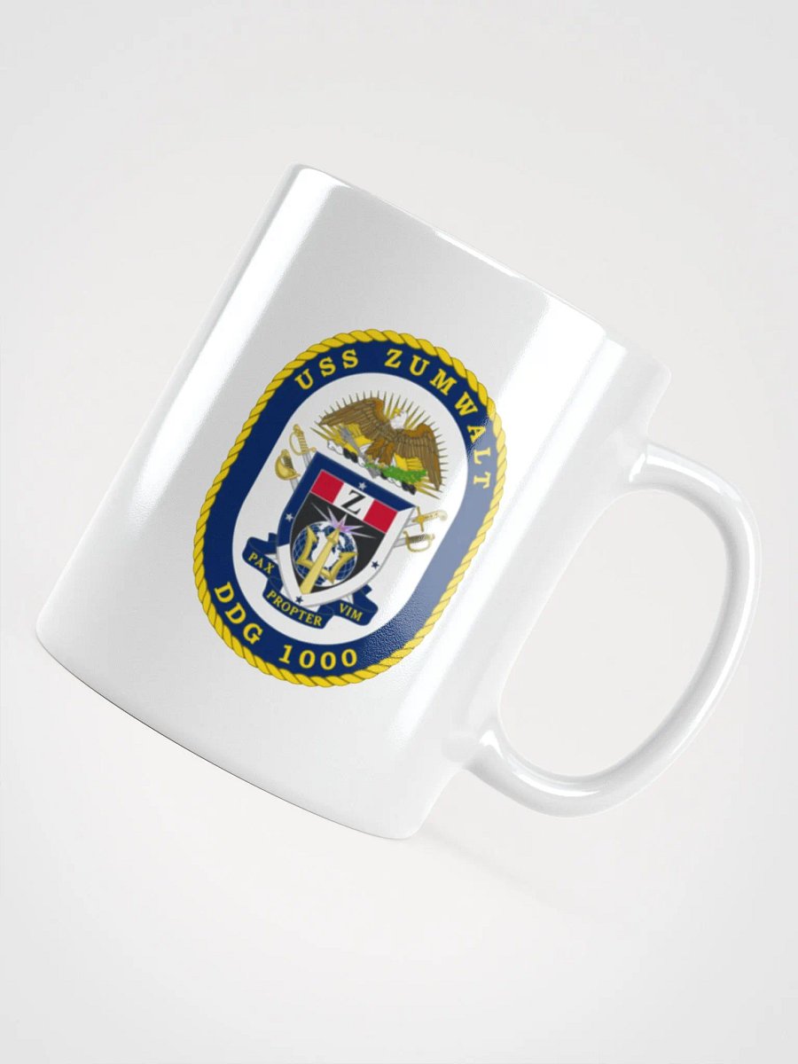 USS Zumwalt DDG 1000: White Coffee Cup product image (4)