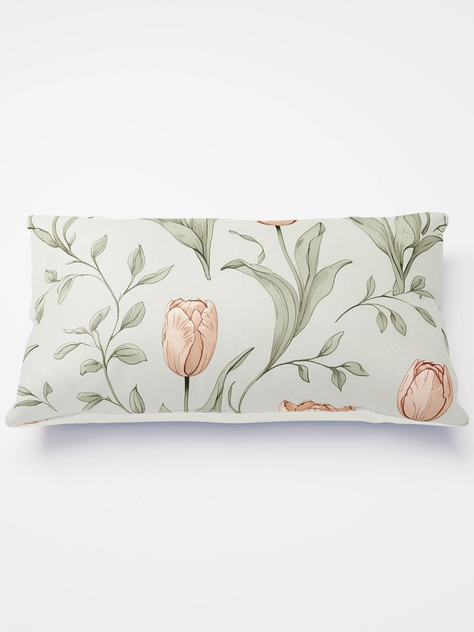 Blushing Tulip Garden Pillow product image (1)