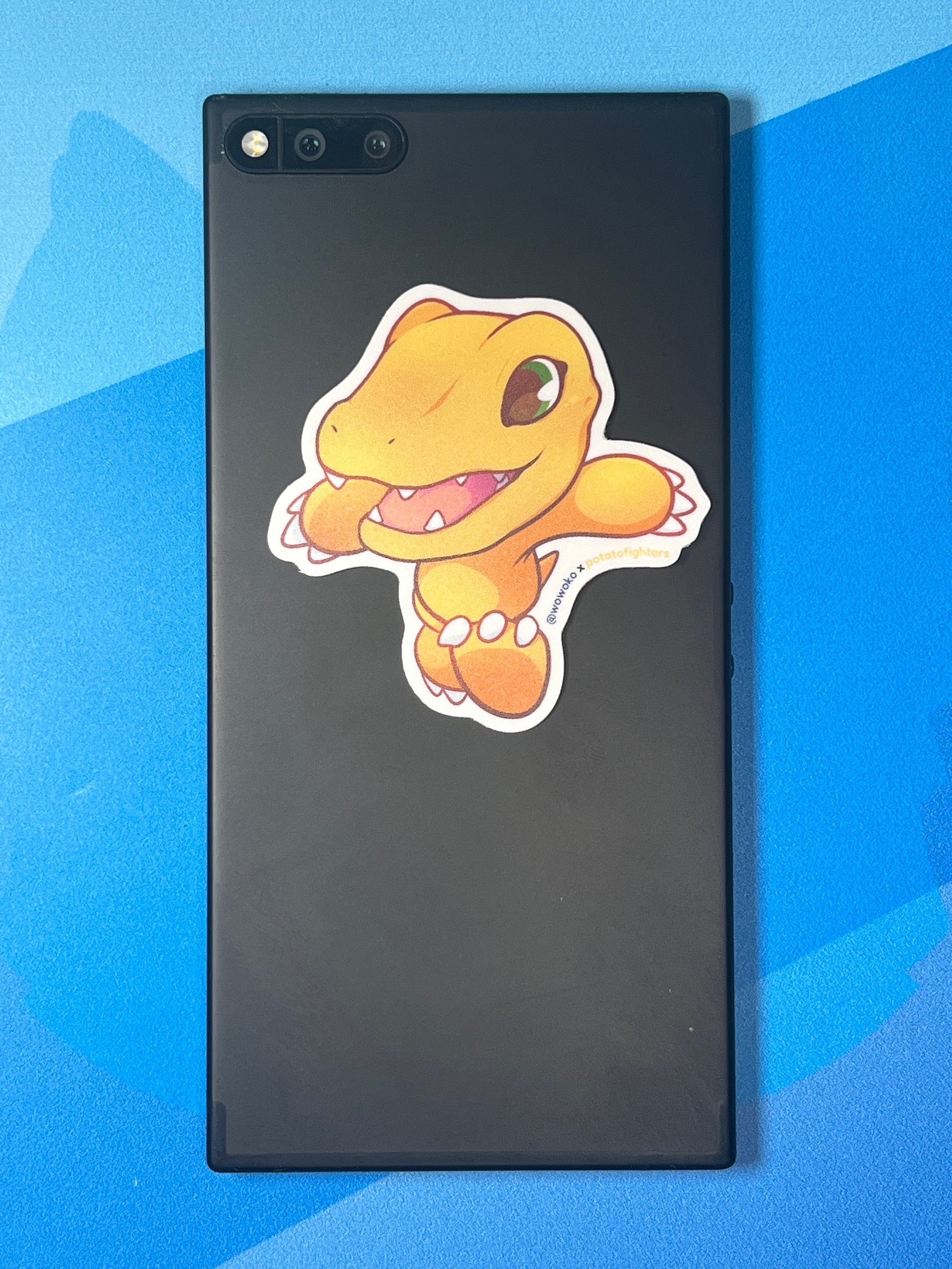 WoWoKo x Potato Fighters - Digimon - Agumon - Sticker product image (3)