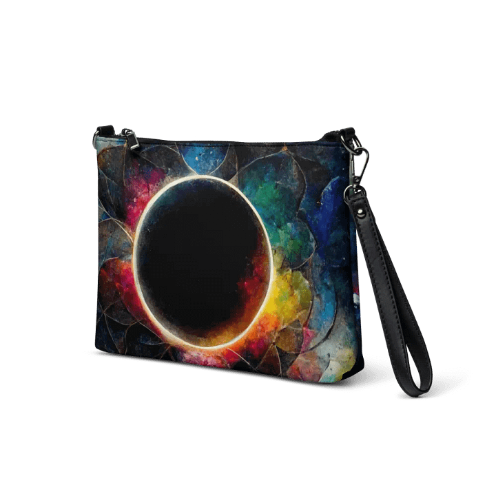 faux leather Cosmic Eclipse Crossbody Bag product image (2)