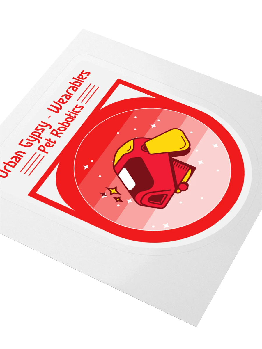 Pet Robot Kiss Cut Sticker product image (3)