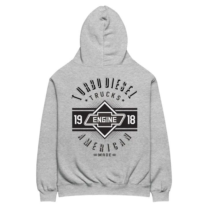 Turbo Diesel - Vintage Engine Graphic Oversized Hoodie product image (6)