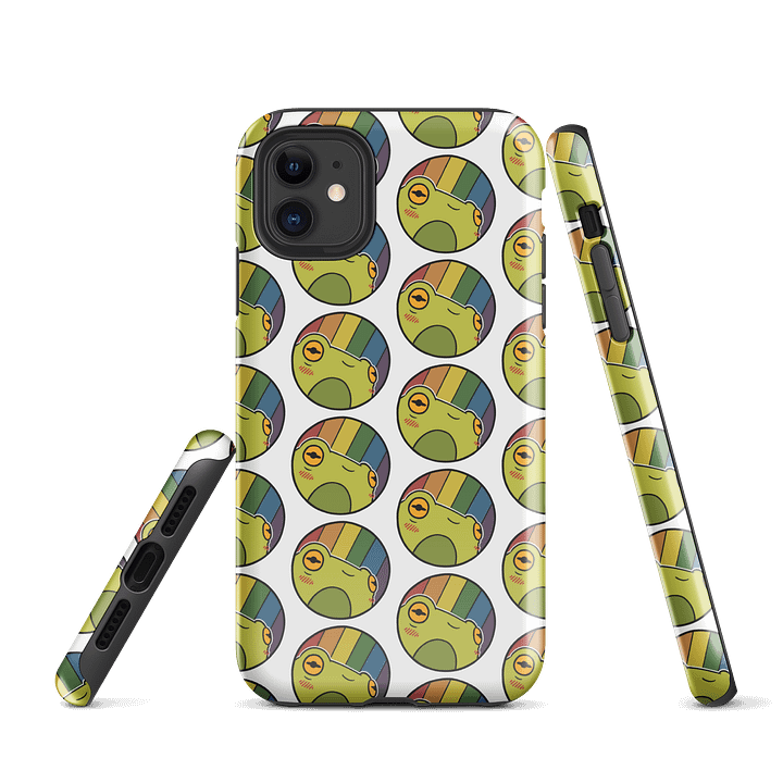 iphone case : froge rainbow-muted product image (1)