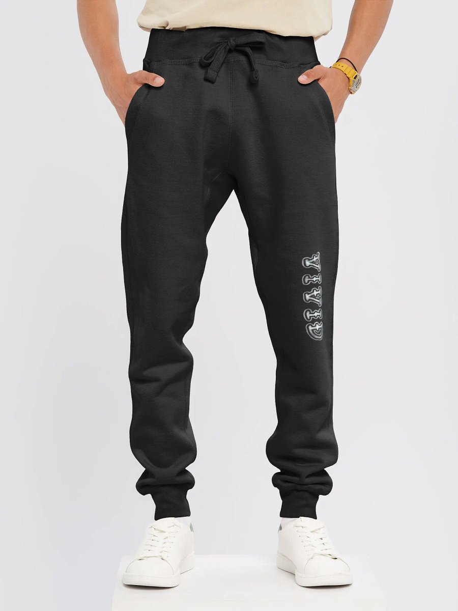 vivid unisex black joggers product image (3)