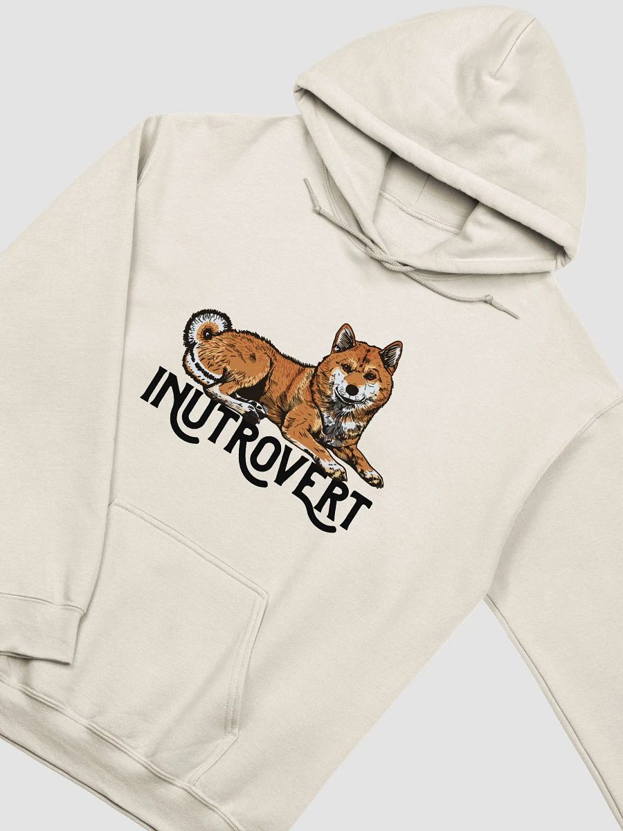 Inutrovert Hooded Sweatshirt of a Shiba Inu | Funny Hoodie for Shiba Inu Paw-rents product image (23)