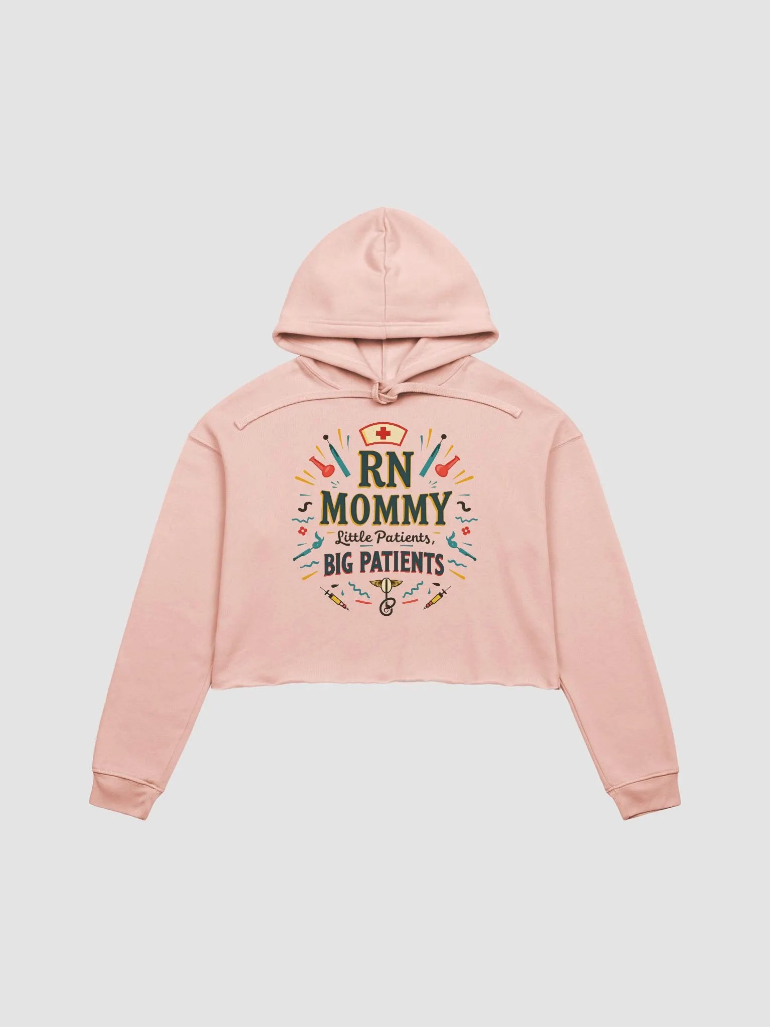 RN Mommy Fleece Crop Hoodie product image (5)