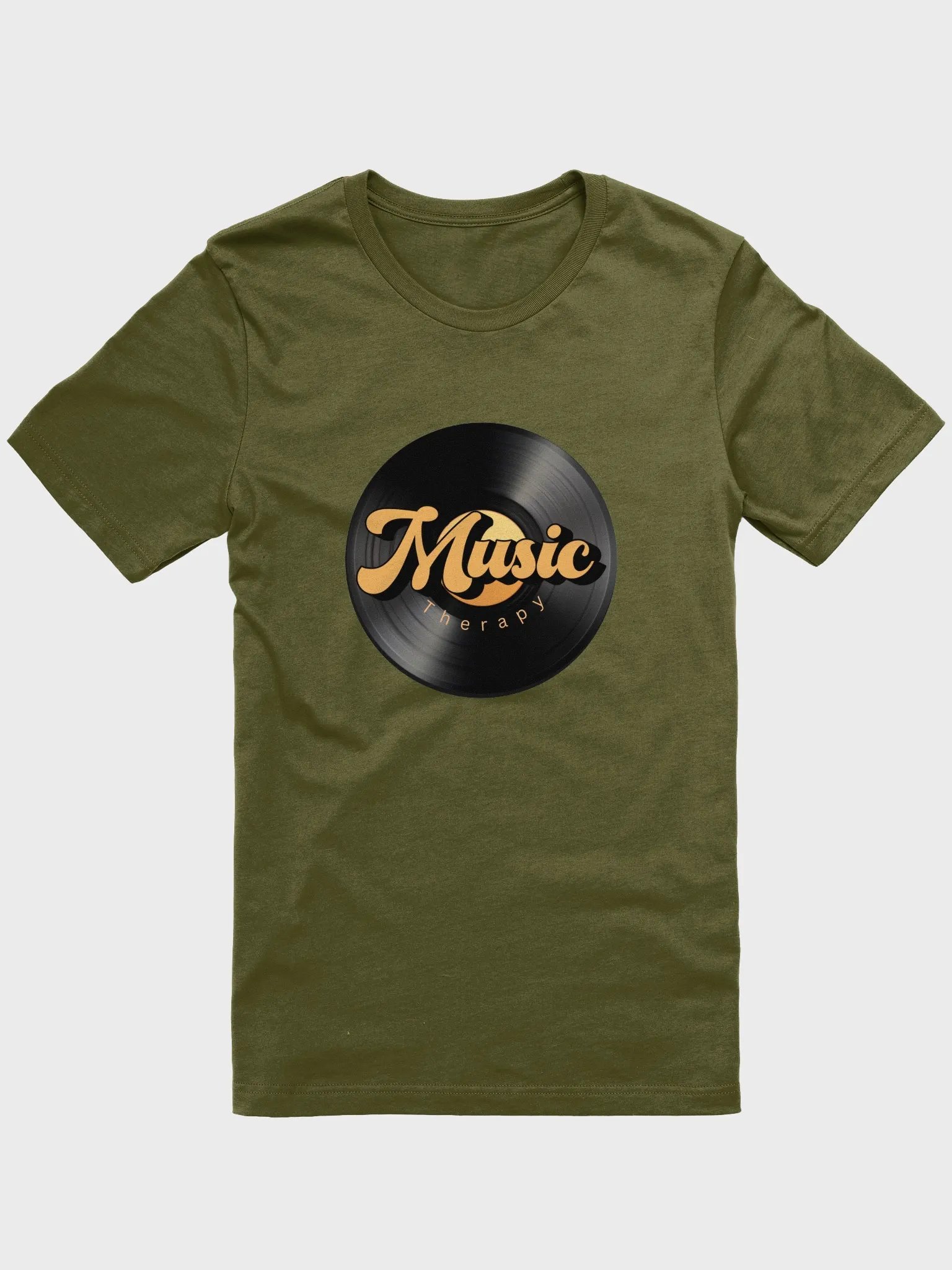 Retro Record T-Shirt - Green product image (1)