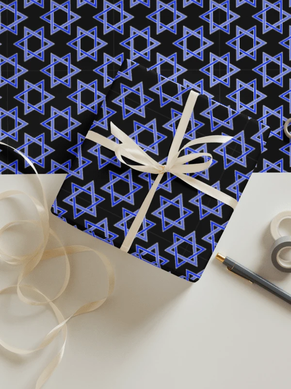 Star of David Wrapping Paper Sheets product image (1)