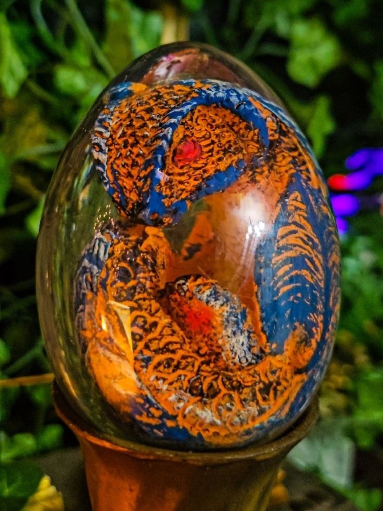 The Armored Kingdom Stormglow Orange Dragon Egg product image (2)